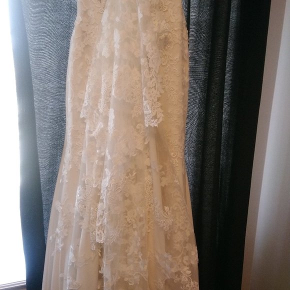 Pronovia Barcelona Wedding Dress. Size 12. White - Ivory - Picture 13 of 15